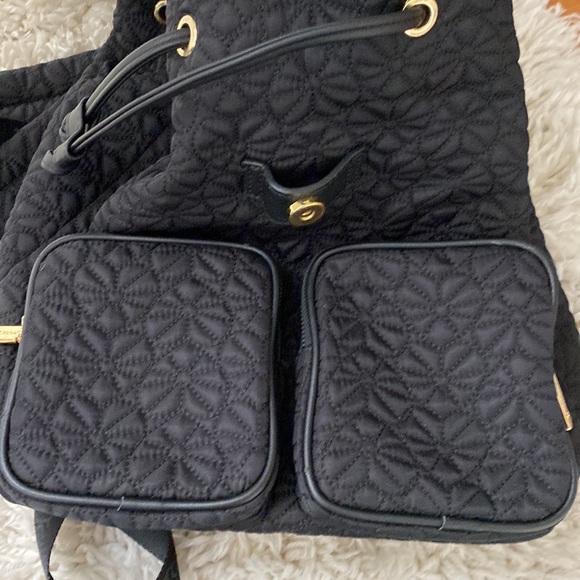Betsey Johnson•Black Quilted Flap Backpack - Picture 8 of 8